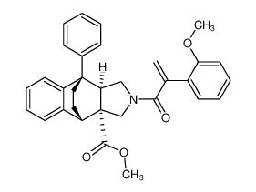 Rel Metil 3aR 4S 9S 9aR 2 2 2 Metoxifenil Acriloil 9 Fenil