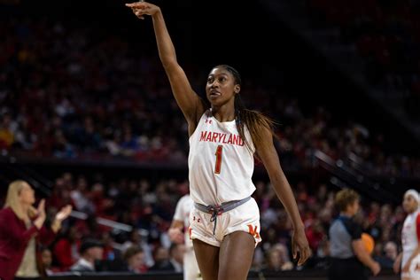 In Potentially Her Last Home Game Diamond Miller Gave Maryland Fans A