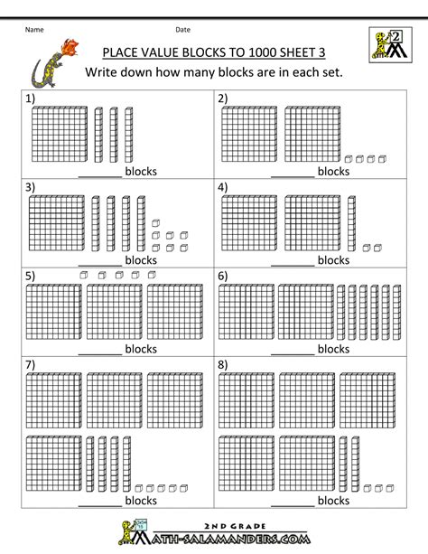 Math Place Value Blocks