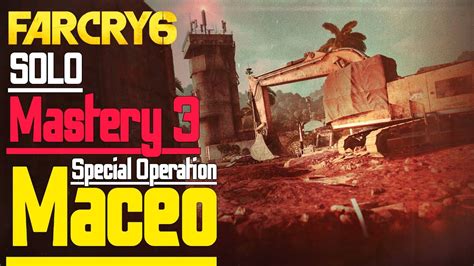 Far Cry Maceo Mastery Special Operations Walkthrough Solo