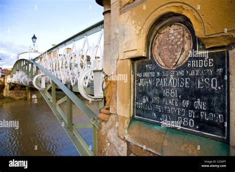 Albert Bridge Over The River Welland Stock Photo Alamy