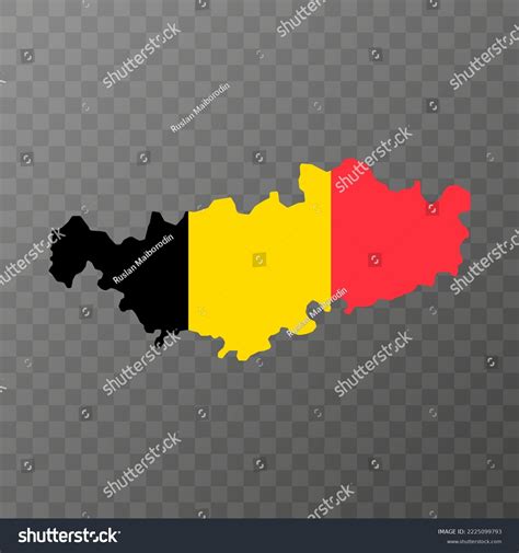 Walloon Brabant Province Map Provinces Belgium Stock Vector (Royalty ...