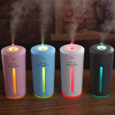 Ml Ultrasonic Air Humidifier Usb Mini Aroma Diffuser Air Purifier