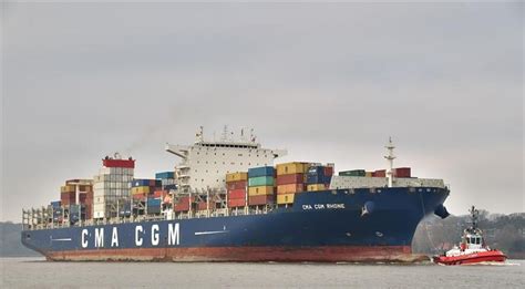 CMA CGM Rhone Container Carrier Details And Current Position IMO