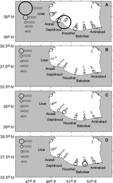 Spatial Distribution Of Zooplankton Abundance In Different Seasons