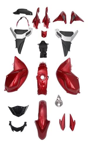 Kit De Plasticos Completo Para Yamaha Fz s Fi 2 0 Rojo Mtc Envío gratis