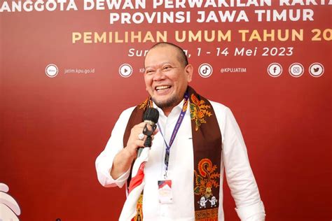 Kata LaNyalla Soal Spanduk Bergambar Dirinya Dengan Ganjar Pranowo