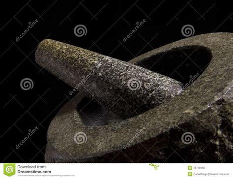 Granite Mortar and Pestle stock photo. Image of cooking - 18768156