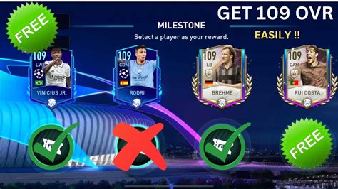 How To Get 109 OVR UCL Or UCL Icon Player For Free Fifa Mobile