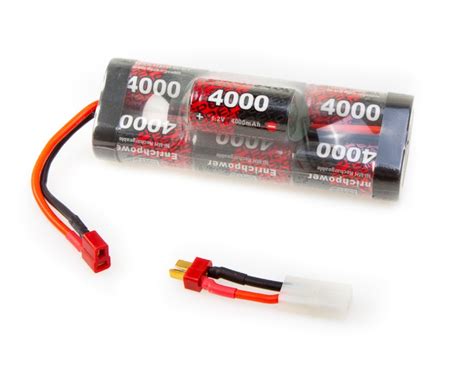 Robitronic NiMH 8 4V 4000mAh Hump Pack T Stecker Und Tamiya Robitronic