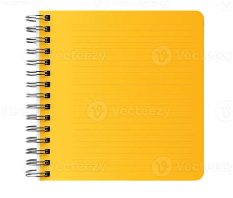 Spiral notebook isolated on white or transparent background cutout ...