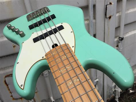 Bebop Surf Green Relic De Gier Guitars Basses