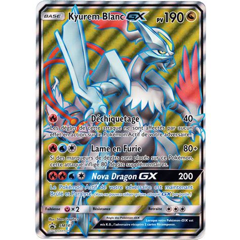 Produit Carte G Ante Jumbo Kyurem Blanc Gx Sm Full Art Pv