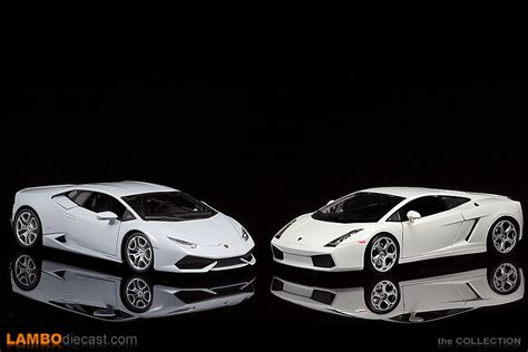 Huracan vs Gallardo ... 1/18 white Bulls - Diecast International Forum