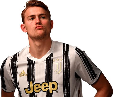 Matthijs de Ligt Juventus football render - FootyRenders