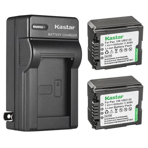 Kastar Battery Wall Charger For Panasonic Vw Vbg130 Vdr D210 Vdr D220 Camcorder Ebay