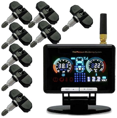 Tpms Tyre Pressure Monitoring System Car 4wd Caravan 8 Internal Sensors