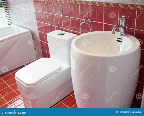 Modern Washroom Stock Image Image Of Floor Decoration 12480589