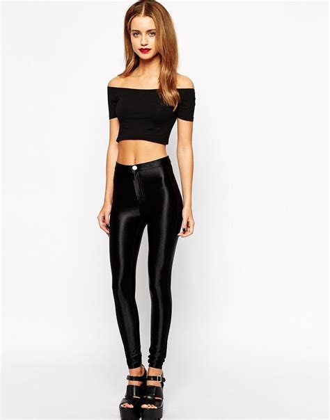 Spandex Disco Leggings Disco Pants Disco Leggings Fashion