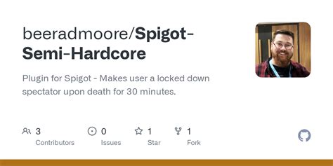 GitHub Beeradmoore Spigot Semi Hardcore Plugin For Spigot Makes