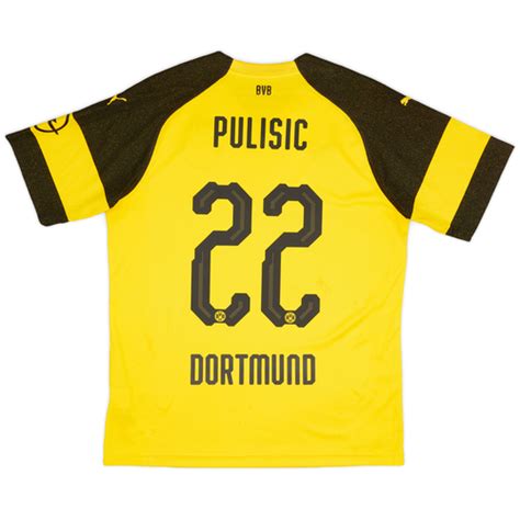 Borussia Dortmund Home Shirt Pulisic L