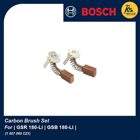 Bosch Carbon Brush Set For GSR 180 LI GSB 180 LI 1 607 000 CZ1