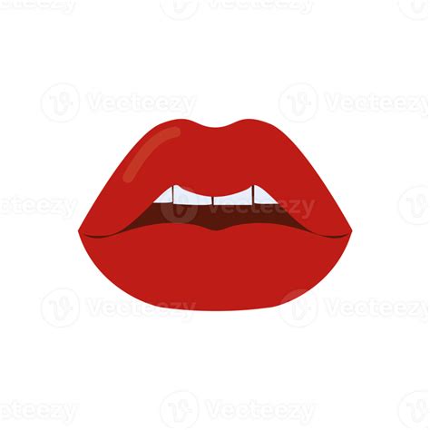 Sexy Red Lips Isolated 40268131 Png