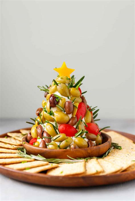 Christmas Tree Cheese Ball Appetizer Cooking Lsl