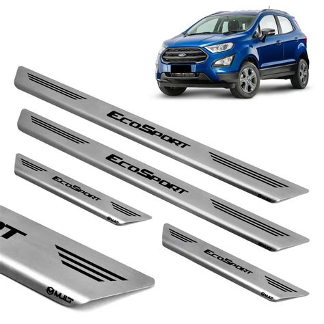 Soleira Aço Inox Original Mult Escovado Porta Ecosport 2020 Submarino