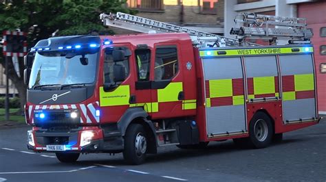 West Yorkshire Fire Rescue Service Huddersield Water Ladder Turnout