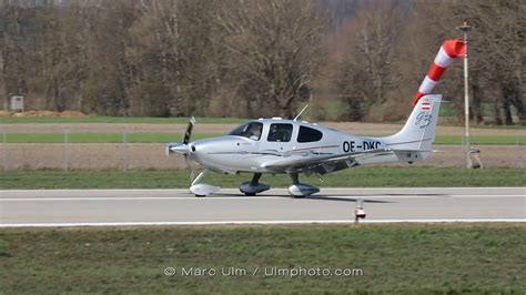 Cirrus SR22 GTS G3 OE-DKC Landing Augsburg Airport - YouTube