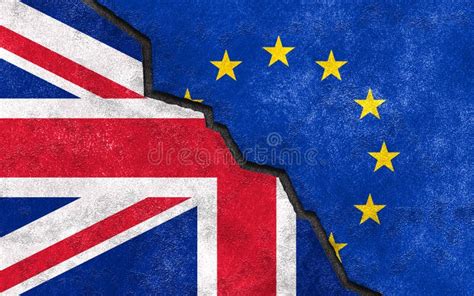 Uscita Della Gran Bretagna Da Unione Europea Brexit Illustrazione Di