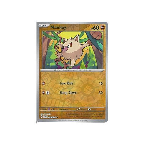 Pokemon Trading Card Game Mankey Reverse Holo Sv Scarlet