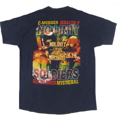 Vintage No Limit Soldiers Master P T-Shirt Silkk the Shocker C-Murder ...