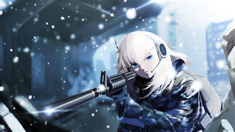 Anime Sniper Girl Wallpapers Wallpaper Cave