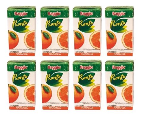 Jugo Baggio Sabor Naranja X Unidades Ml Pack Pronto Mercadolibre