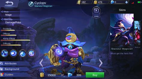 "Mobile Legends": Cyclops' Skills and Abilities Guide - LevelSkip