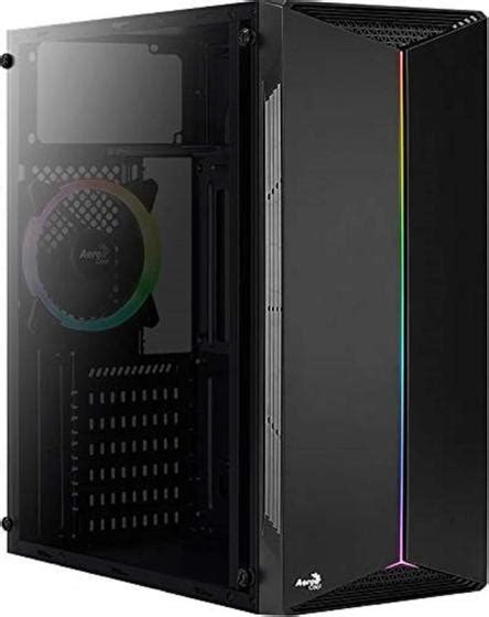 Gabinete Gamer Aerocool Split RGB Mid Tower Lateral Em Acrílico 68558