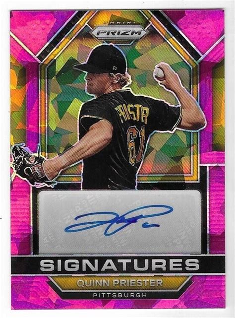 Quinn Priester 2023 PANINI PRIZM BASEBALL AUTOGRAPH CARD Red Sox AUTO