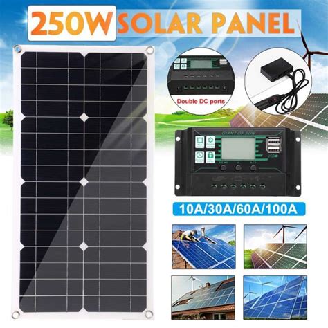 Jual Kit Panel Surya Portabel W Dengan Pengontrol Tenaga Surya