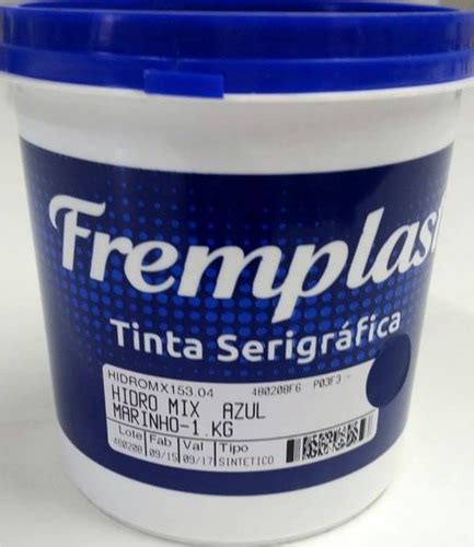 Tinta Para Tecido Silk Estamparia Serigrafia Fremplast 1 Kg MercadoLivre