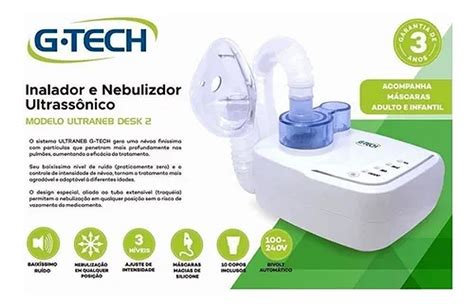 Inalador E Nebulizador Ultrassônico Ultraneb Desk 2 G tech Cirúrgica