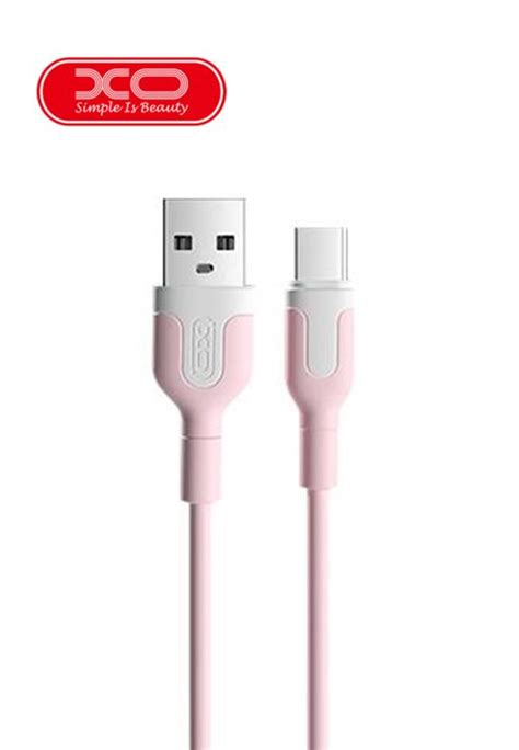 Xo Nb Meter A Usb Type C Cable With Tube Container Pink