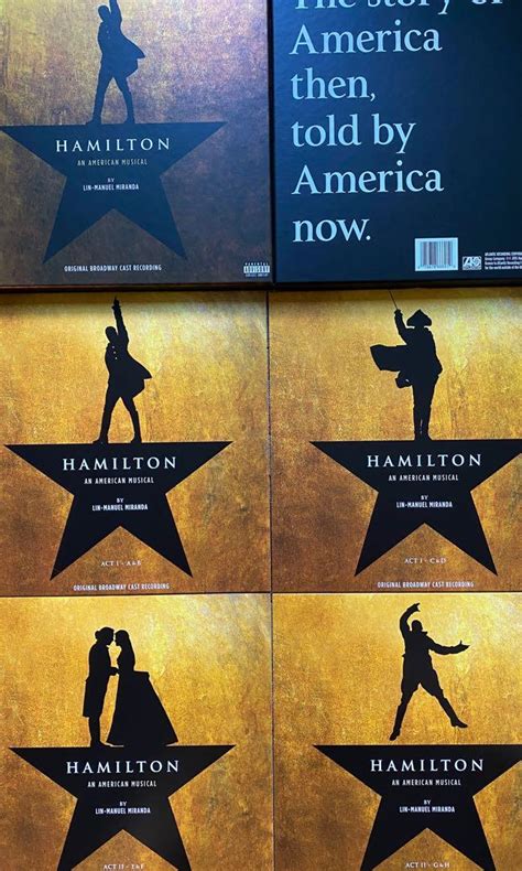 Hamilton Original Broadway Soundtrack Vinyl, Hobbies & Toys, Music & Media, Vinyls on Carousell