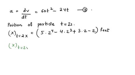 Solved The Motion Of A Particle Is Defined By The Relation X 5t4 4t3 3t 2 Where X And T