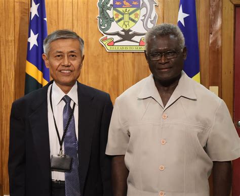 Pm Sogavare Assures Japan Of Solomon Islands’ Support On International Interest Solomon