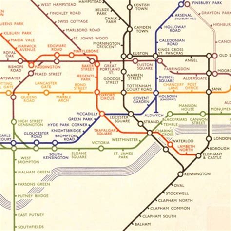 Design Museum On Instagram Harry Becks Original Tube Map Henry