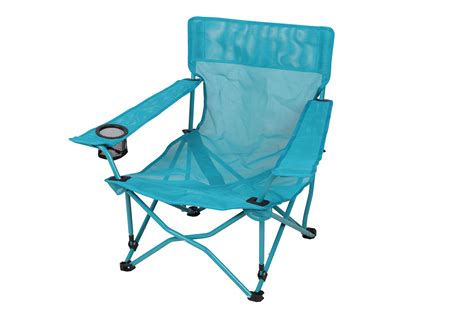 Ozark Trail Mesh Beach Folding Chair, Turquoise Blue, Adult - Walmart ...