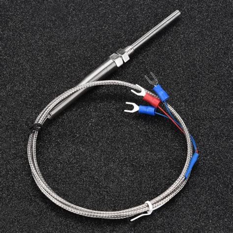 Vvikizy Sonde Thermocouple Fil M8 PT100 Résistance Platine Thermocouple