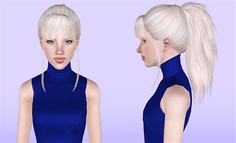 Skysims 217 Hairstyle Retextured By Porcelain Sims 3 Hairs